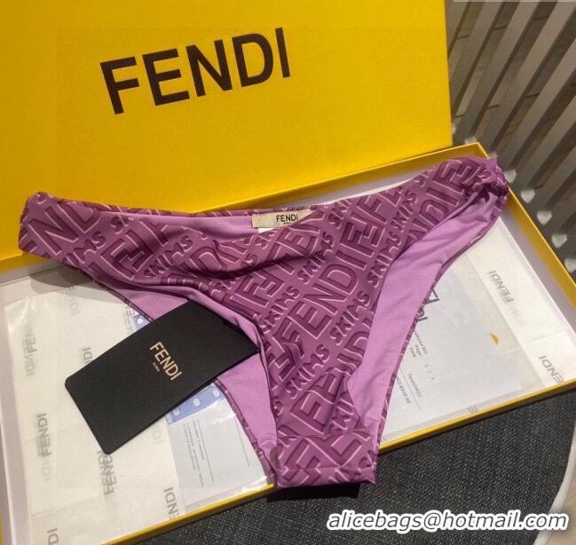 ​Buy Inexpensive Fendi FF Two Pieces Swimwear F32619 Purple 2024