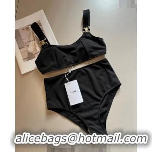 Promotional Celine Triomphe Swimwear CH040101 Black 2024