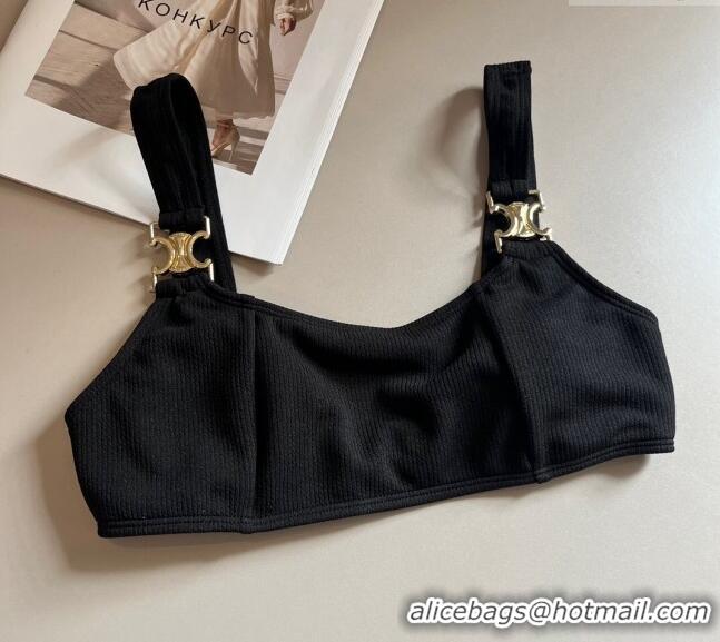 Promotional Celine Triomphe Swimwear CH040101 Black 2024