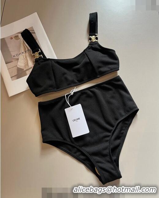 Promotional Celine Triomphe Swimwear CH040101 Black 2024