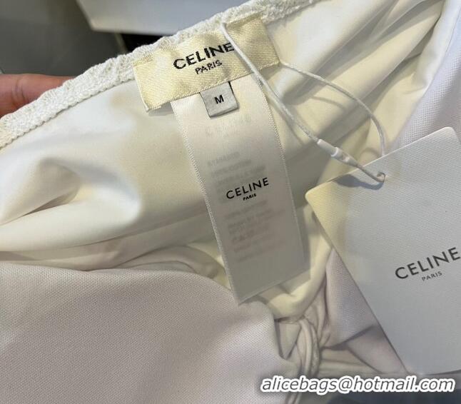 Promotional Celine Knit Swimwear CH0401 White 2024