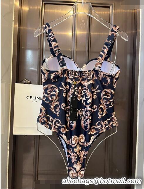 ​Famous Brand Versace Swimwear CH0401 Dark Blue 2024