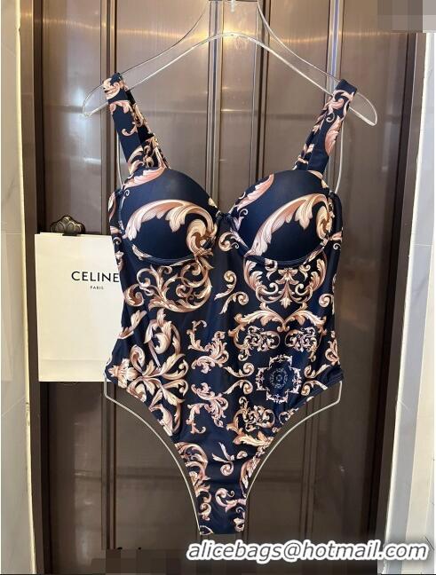 ​Famous Brand Versace Swimwear CH0401 Dark Blue 2024