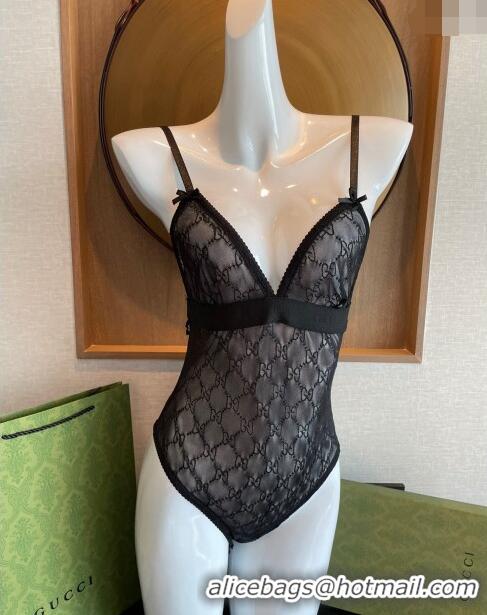 Cheapest Gucci GG Mesh Swimwear CH0401 Black 2024