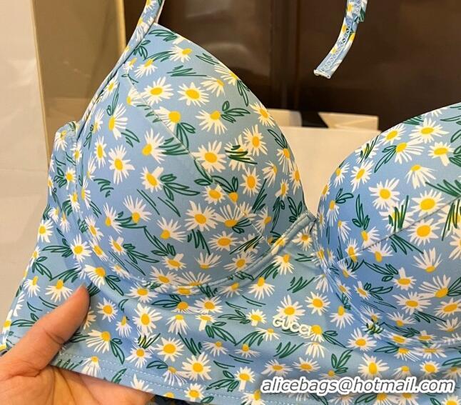 Top Quality Classic Gucci Daisy Swimwear CH0401 Blue 2024