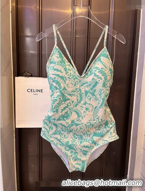 Particularly Recommended Dior Butterfly Swimwear CH0401 Green 2024