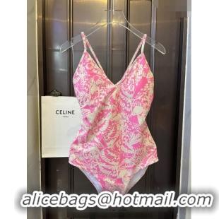 ​Sophisticated Cheap Dior Butterfly Swimwear CH0401 Pink 2024