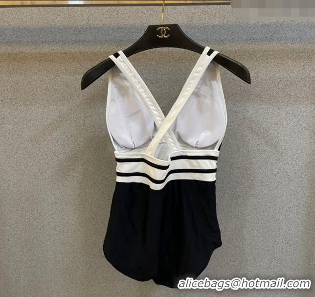 Fashion Wholesale Chanel Swimwear CH040134 White/Black 2024