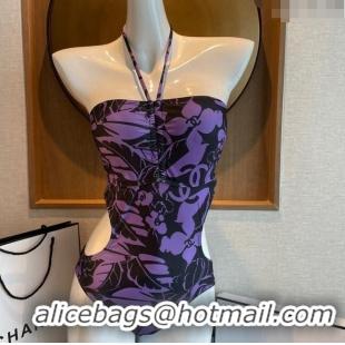 New Style Chanel Swimwear CH040137 Purple 2024