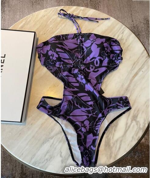 New Style Chanel Swimwear CH040137 Purple 2024