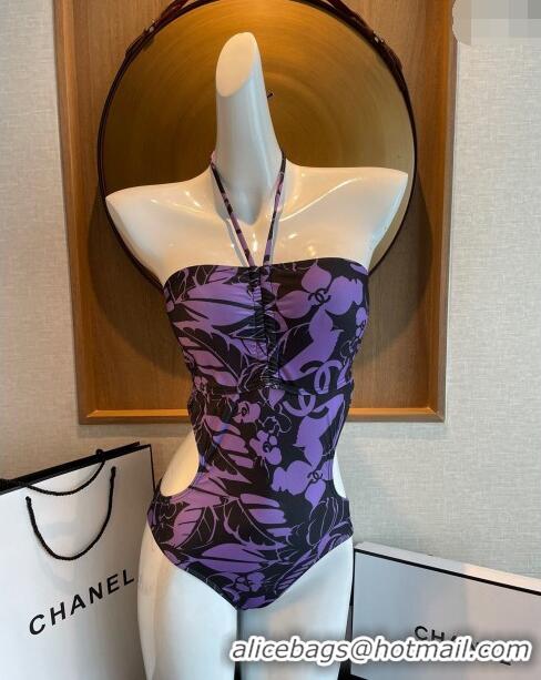 New Style Chanel Swimwear CH040137 Purple 2024