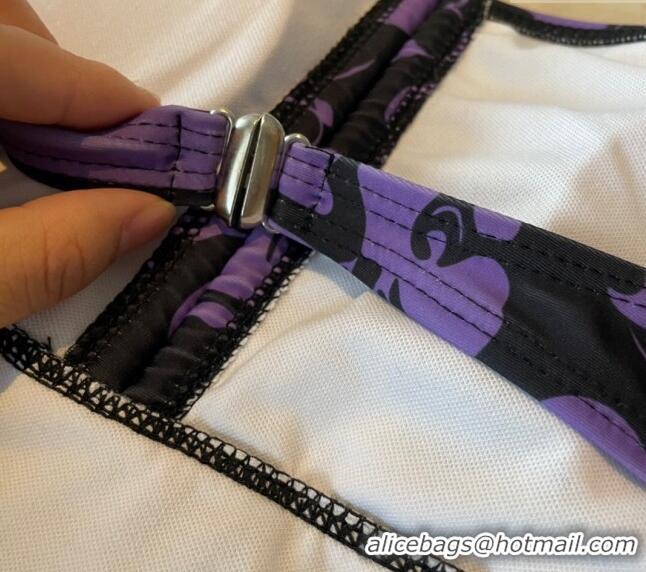 New Style Chanel Swimwear CH040137 Purple 2024