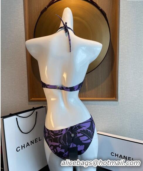 New Style Chanel Swimwear CH040137 Purple 2024