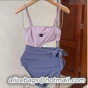 Good Taste Chanel Swimwear CH040102 Purple/Grey 2024