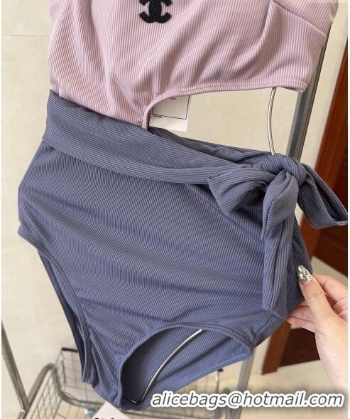 Good Taste Chanel Swimwear CH040102 Purple/Grey 2024