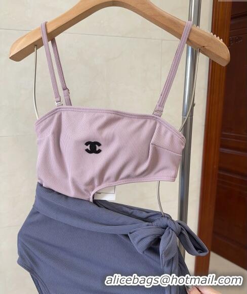 Good Taste Chanel Swimwear CH040102 Purple/Grey 2024