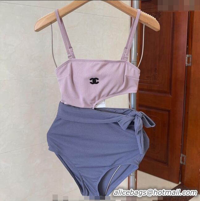 Good Taste Chanel Swimwear CH040102 Purple/Grey 2024