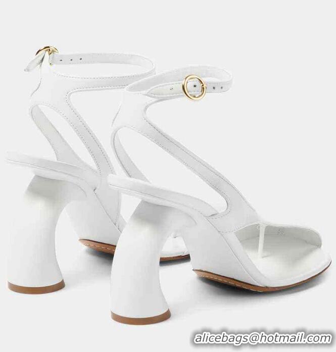 Buy Inexpensive Dries Van Noten Bridal Leather Pumps D8741 White