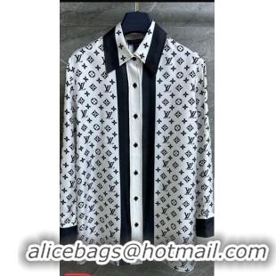 Top Quality Louis Vuitton 3D Monogram Stripe Accent Pajama Shirt LV8123