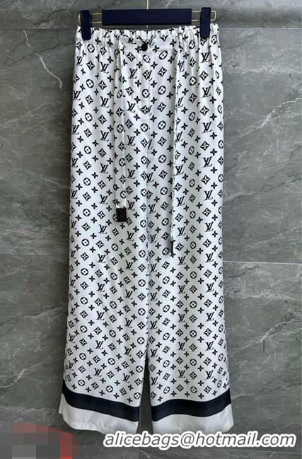 ​Low Price Louis Vuitton 3D Monogram Stripe Accent Pajama Pants LV8124