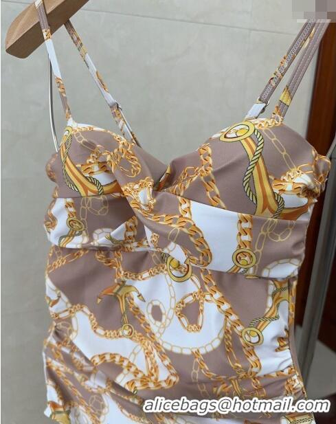 Ladies Cheap Hermes Swimwear CH040101 Khaki 2024