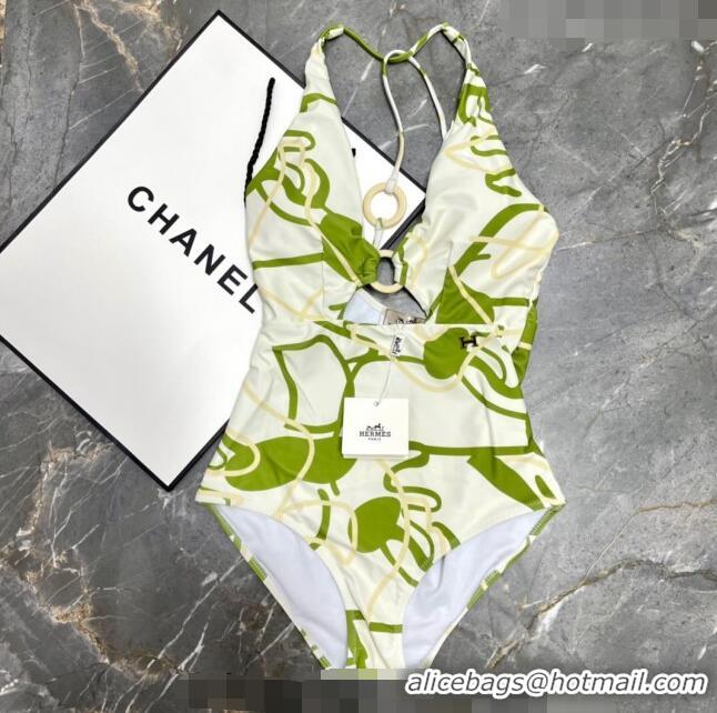 ​Top Quality Hermes Swimwear CH040102 Green 2024