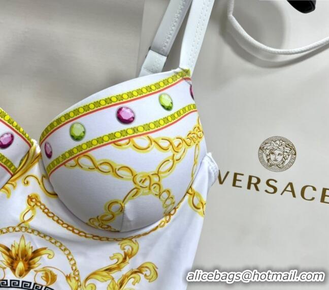 Luxury New Versace Swimwear CH040101 White 2024