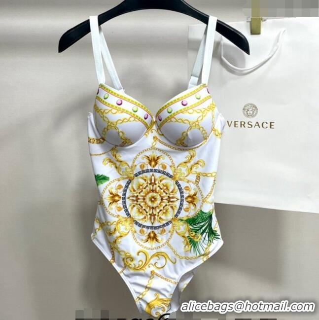 Luxury New Versace Swimwear CH040101 White 2024