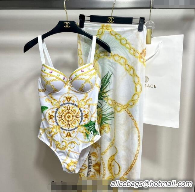 Luxury New Versace Swimwear CH040101 White 2024