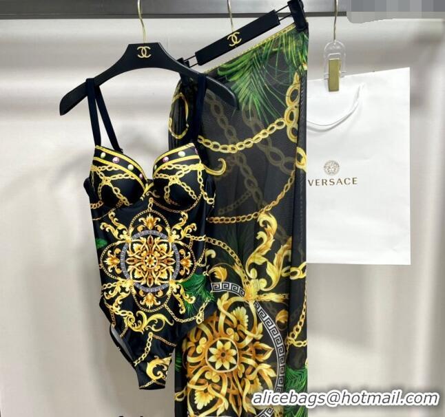 ​Buy Discount Versace Swimwear CH040101 Black 2024