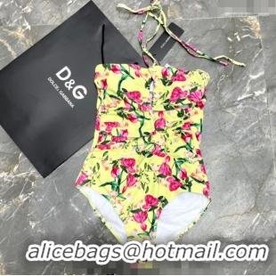 ​Classic Grade Dolce & Gabbana DG Swimwear CH040140 Yellow 2024