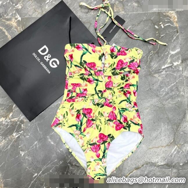 ​Classic Grade Dolce & Gabbana DG Swimwear CH040140 Yellow 2024