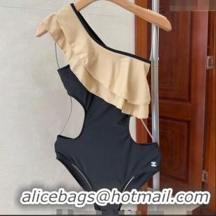 ​Low Price Chanel Swimwear CH0401 Beige/Black 2024