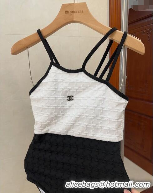 High Quality Chanel Swimwear CH040140 White/Black 2024