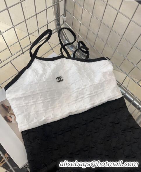 High Quality Chanel Swimwear CH040140 White/Black 2024