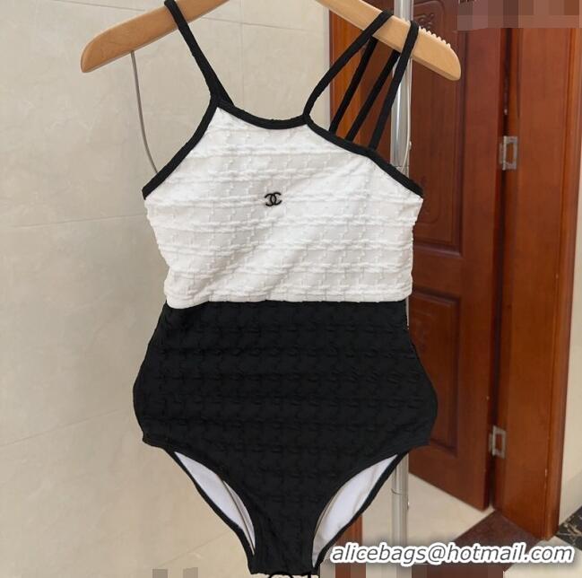 High Quality Chanel Swimwear CH040140 White/Black 2024