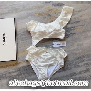 New Stylish Chanel Swimwear CH040102 White 2024