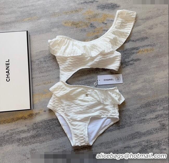 New Stylish Chanel Swimwear CH040102 White 2024