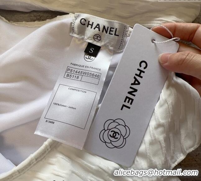 New Stylish Chanel Swimwear CH040102 White 2024