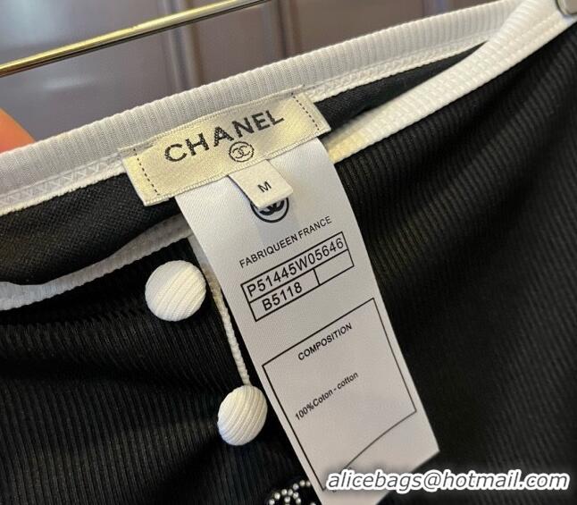 Beautiful Cheap Chanel Swimwear CH040142 Black 2024