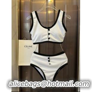 ​New Style Cheap Chanel Swimwear CH040142 White 2024