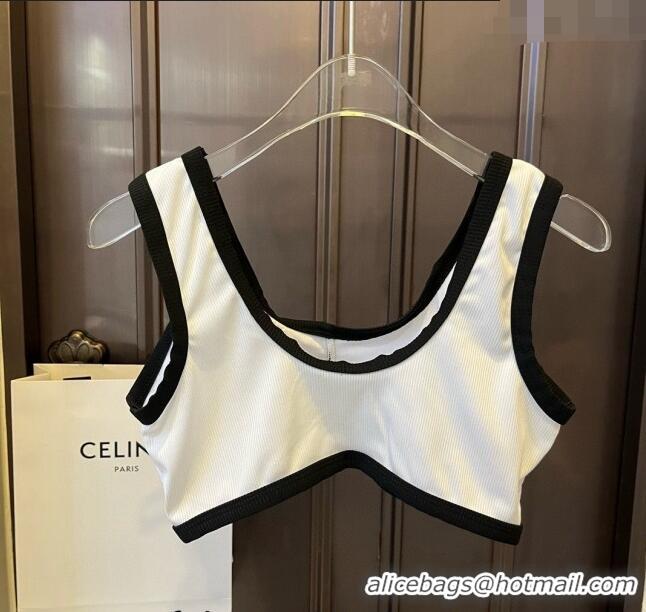 ​New Style Cheap Chanel Swimwear CH040142 White 2024