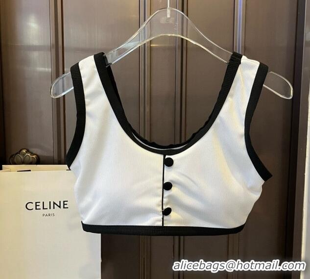 ​New Style Cheap Chanel Swimwear CH040142 White 2024