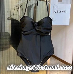 Classic Cheapest Chanel Swimwear CH040143 Black 2024