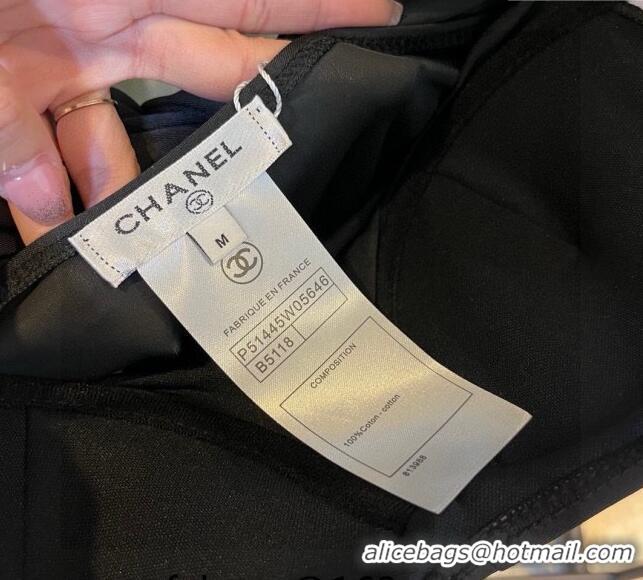 Classic Cheapest Chanel Swimwear CH040143 Black 2024