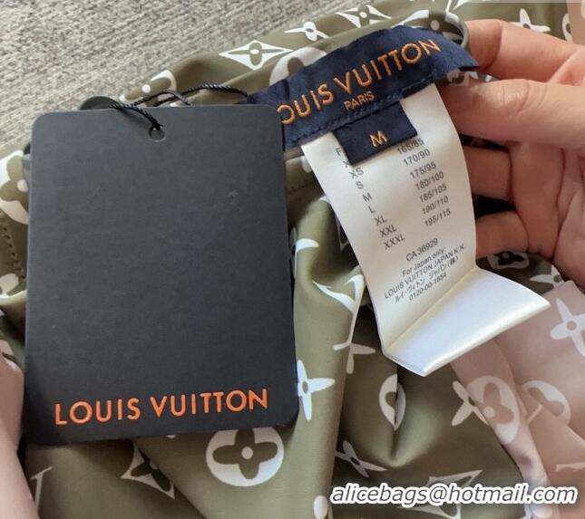 Buy Classic Louis Vuitton Long Sleeve Swimwear 0401 Green 2024