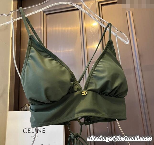 Wholesale Cheap Celine Swimwear CE040101 Green 2024