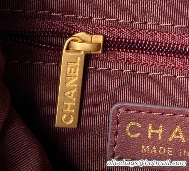 Promotional Chanel Tweed Small Backpack bag AS3947 Orange 2023