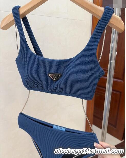 ​Top Quality Prada Swimwear PR040101 Blue 2024