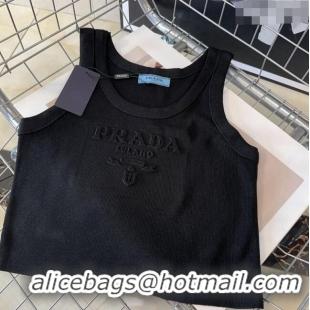 ​Reasonable Price Prada Knit Vest 0401 Black 2024